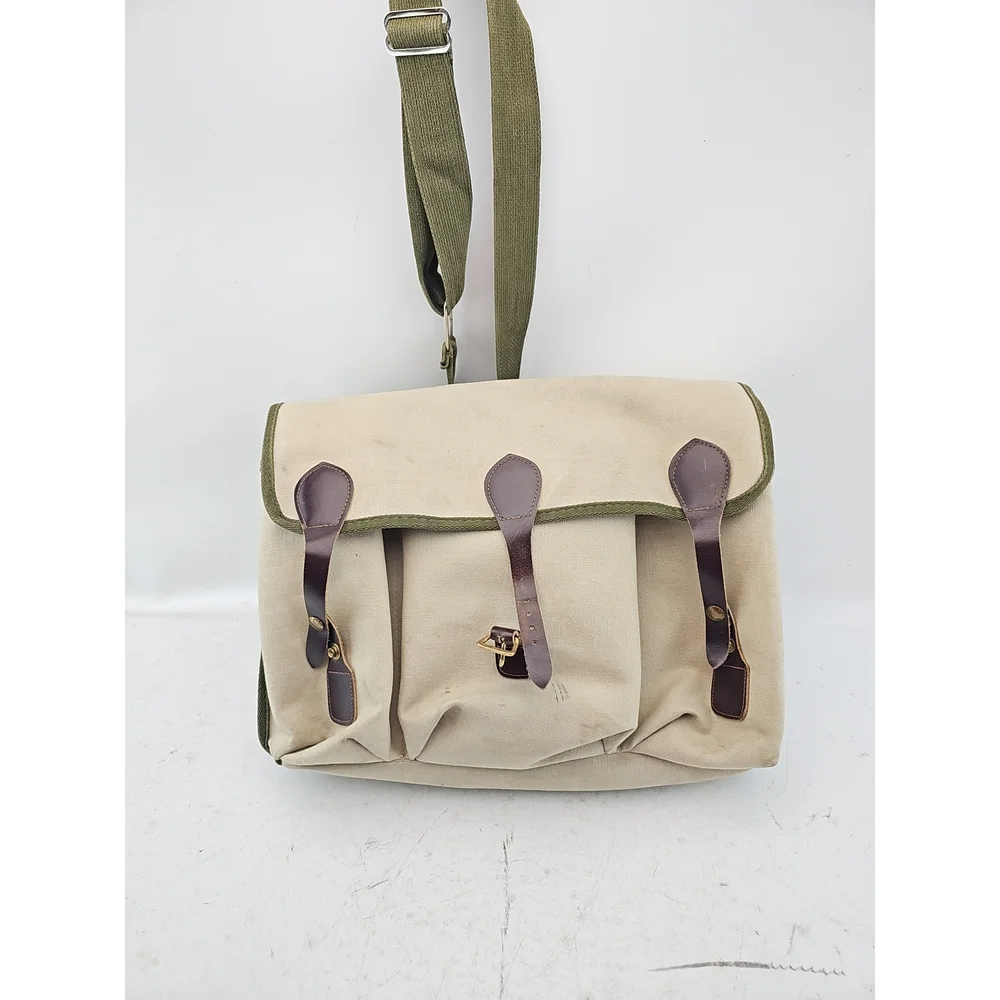 Vintage E. Leitz Inc. Canvas Camera Bag